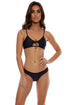 Luli Fama Hot Tropics Seamless Wavy Ruched Back Bottom